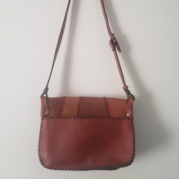 Patricia Nash Leather Patched Work Dante  Bag - Picture 3 of 16